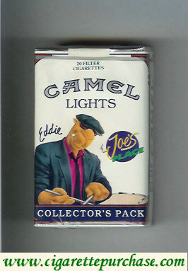 Camel Collectors Pack Joes Place Eddie Lights cigarettes soft box